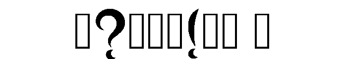 Jale Regular Font OTHER CHARS