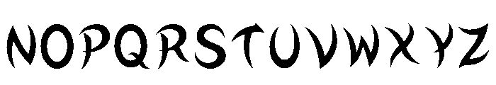 Jale Regular Font UPPERCASE