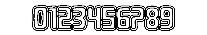 Jalsora Outline 2 Regular Font OTHER CHARS