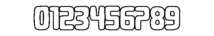 Jalsora Outline Regular Font OTHER CHARS