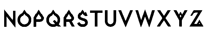 Jalys Regular Font UPPERCASE