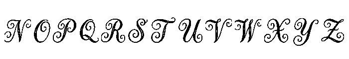James Regular Font LOWERCASE