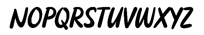 Jamoa Script Font UPPERCASE
