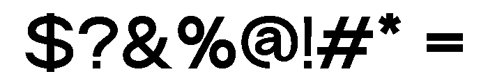 Jamonira Regular Font OTHER CHARS