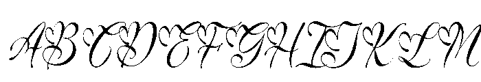 Jamytta Italic Font UPPERCASE