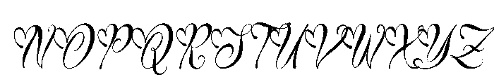 Jamytta Italic Font UPPERCASE