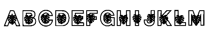Janet Regular Font UPPERCASE