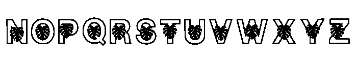 Janet Regular Font UPPERCASE