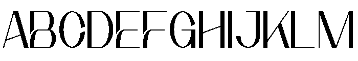 Janggal Font UPPERCASE