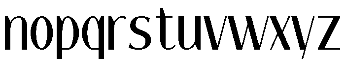 Janggal Font LOWERCASE