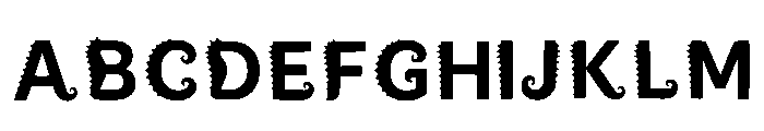 Janie Regular Font UPPERCASE