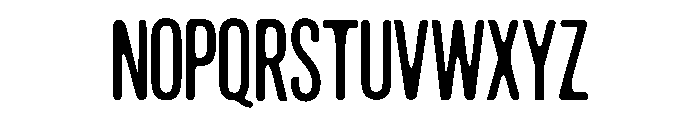 Janked Sans Font LOWERCASE