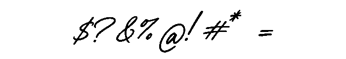 Janked Font OTHER CHARS