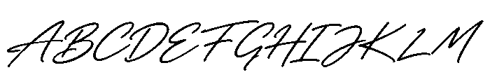 Janked Font UPPERCASE