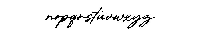 Janked Font LOWERCASE