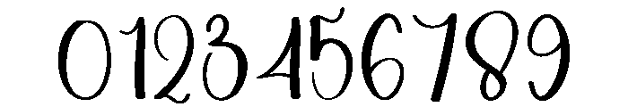 January Birthday Font OTHER CHARS