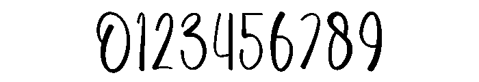 January Chunky Font OTHER CHARS
