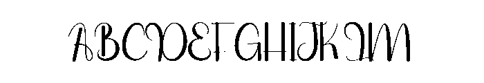 January Learning Font UPPERCASE