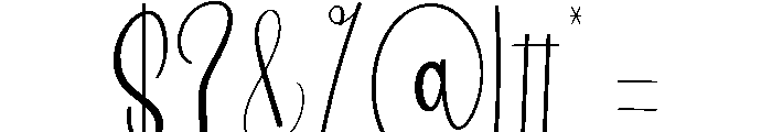 January Romance Font OTHER CHARS
