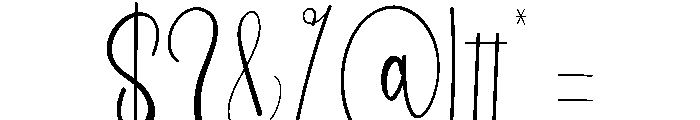 January Sketch Font OTHER CHARS