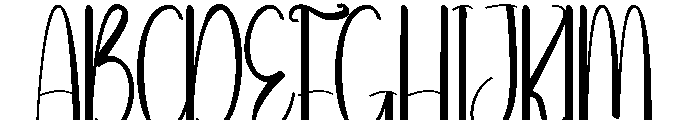 January Sketch Font UPPERCASE