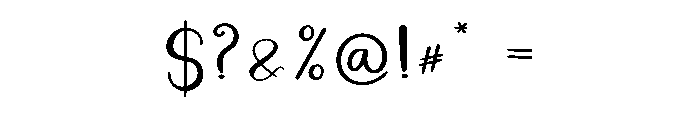 January2 Font OTHER CHARS