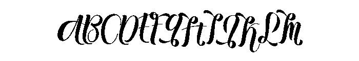 January2 Font UPPERCASE