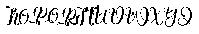 January2 Font UPPERCASE