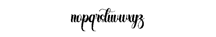 January2 Font LOWERCASE