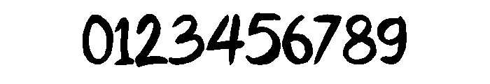 Japan Brush Regular Font OTHER CHARS