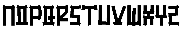 Japan Ramen Font LOWERCASE