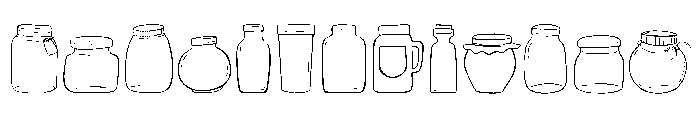 Jars Font UPPERCASE