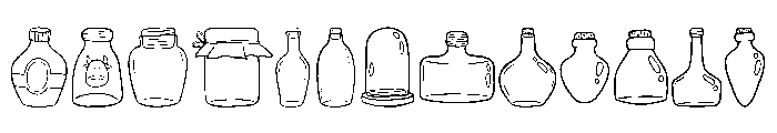 Jars Font LOWERCASE