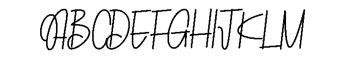 Jaselline Handwritin Font UPPERCASE