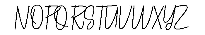 Jaselline Handwritin Font UPPERCASE