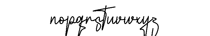 Jaselline Handwritin Font LOWERCASE