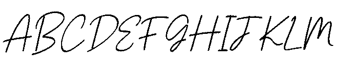 Jasmine Signature Italic Font UPPERCASE