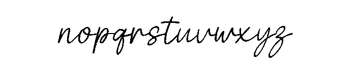 Jasmine Signature Italic Font LOWERCASE
