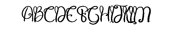 Jasmine Spring Font UPPERCASE