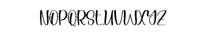 Jasmine Sweety Font LOWERCASE