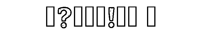 Jatiy Regular Font OTHER CHARS