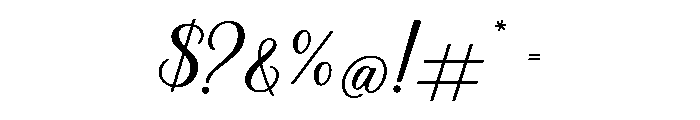Javaline Font OTHER CHARS