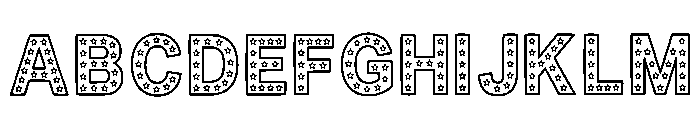 Javeria Regular Font UPPERCASE