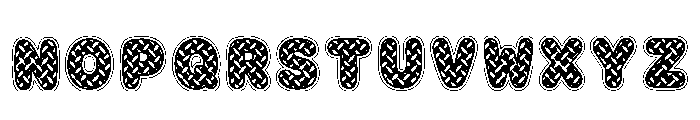 Javis Regular Font UPPERCASE