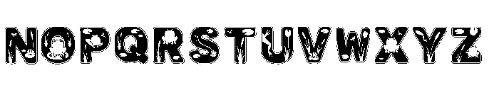 Jaw Regular Font UPPERCASE