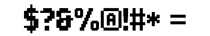 Jawhead Font OTHER CHARS