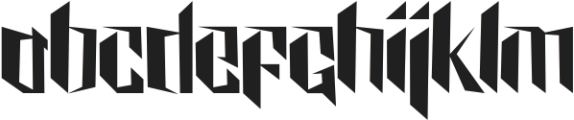 JACKSON EXPRESS REGULAR otf (400) Font LOWERCASE