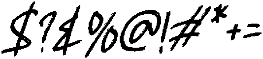 JACKSTORM ITALIC Italic otf (400) Font OTHER CHARS