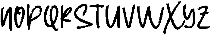 JACKSTORM Regular otf (400) Font LOWERCASE