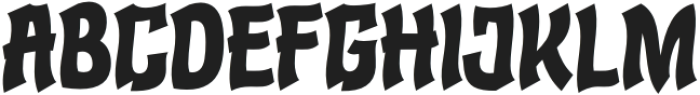 JAFERON-Regular otf (400) Font UPPERCASE